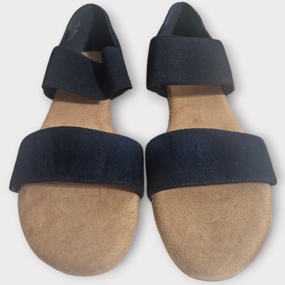 NIB Women's Naturalizer Rover Wedge Sandal Size 9.5M, Navy